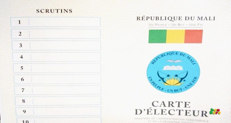 carte_ delecteur_république_du_Mali