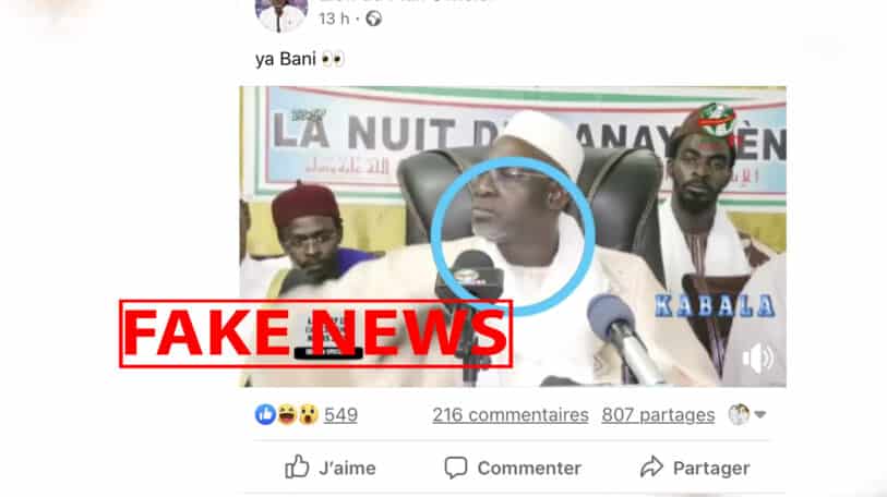 #BenbereVerif : l’imam Haïdara n’a pas dit que « son grand père discutait directement avec le Prophète »
