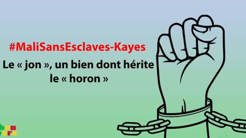#MaliSansEsclaves-Kayes : le « jon », un bien dont hérite le « horon »