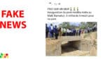 #BenbereVerif : cette photo ne montre pas l’inauguration d’un pont au Mali