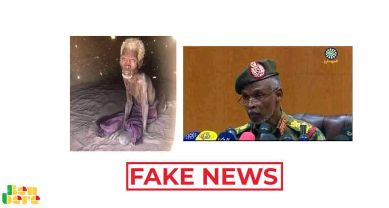 #BenbereVerif : Non, cette personne n’est pas le colonel Ibrahim Shamssedine