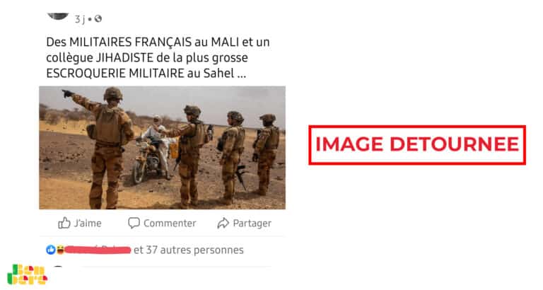 #BenbereVerif : attention, cette photo des soldats français en opération est détournée pour faire de l’intox