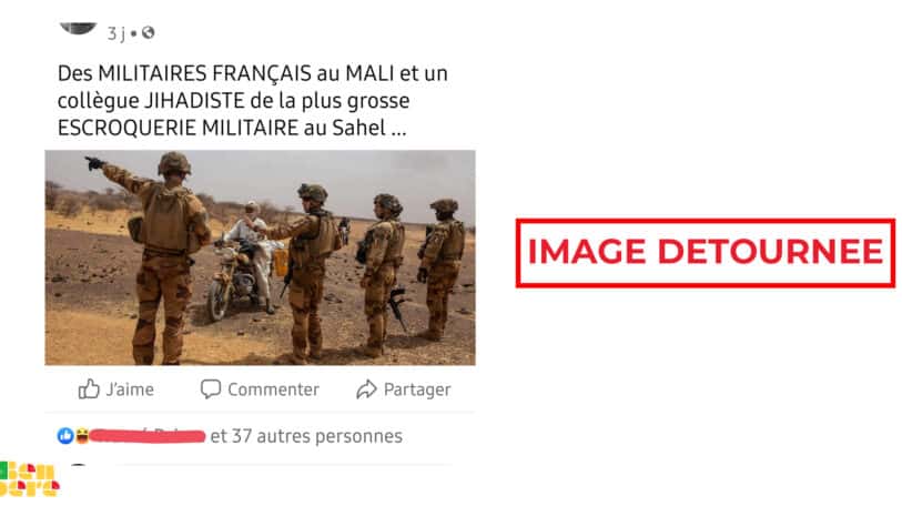 #BenbereVerif : attention, cette photo des soldats français en opération est détournée pour faire de l’intox