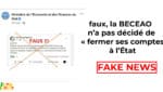 #BenbereVerif-Mali: faux, la BCEAO n’a pas décidé de « fermer ses comptes à l’État »