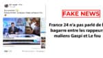 #BenbereVerif : France 24 n’a pas parlé de la bagarre entre les rappeurs maliens Gaspi et Le fou