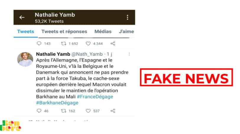#BenbereVerif : la Belgique et le Danemark n’ont pas annoncé leur non-participation à la force « Takuba »