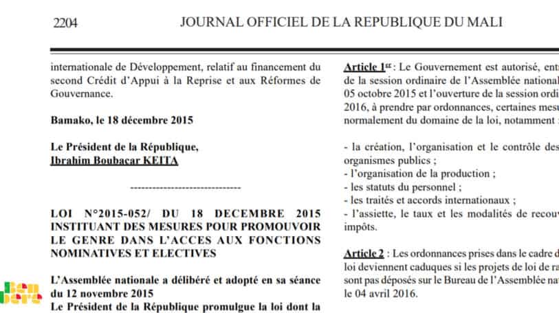 Loi 052 : le long combat pour son application