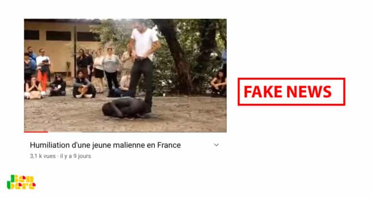 #BenbereVerif : attention à cette vidéo détournée supposée montrer « l'humiliation d'une jeune malienne en France »