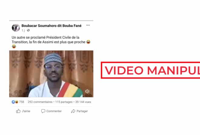 #BenbereVerif : la vidéo d’Elhadj Mahamane Tandina postée par Bouba Fané a été modifiée