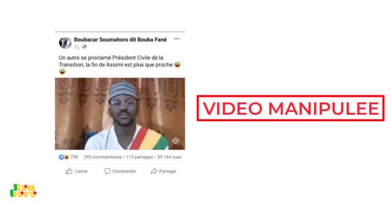 #BenbereVerif : la vidéo d’Elhadj Mahamane Tandina postée par Bouba Fané a été modifiée
