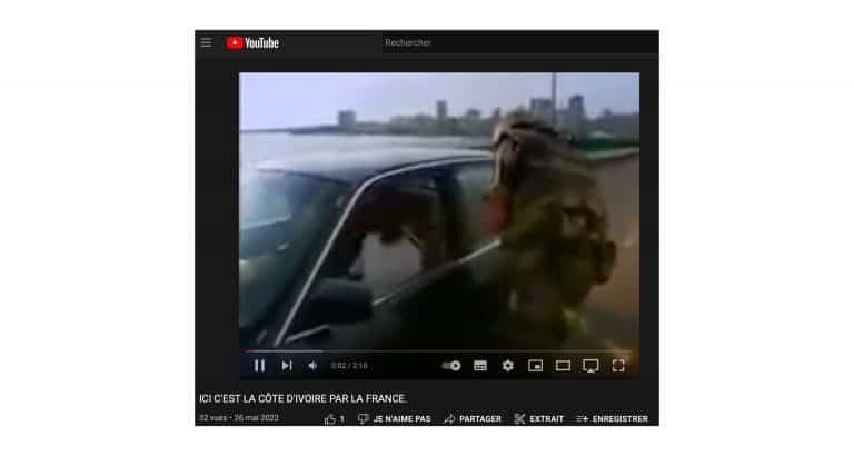 #BenbereVérif : cette vidéo d’altercation entre militaires français et des civils date de 2004 en Côte d’Ivoire