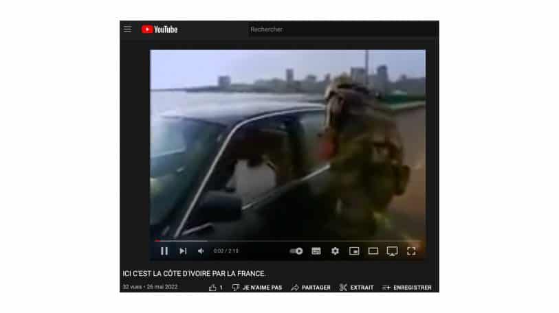 #BenbereVérif : cette vidéo d’altercation entre militaires français et des civils date de 2004 en Côte d’Ivoire
