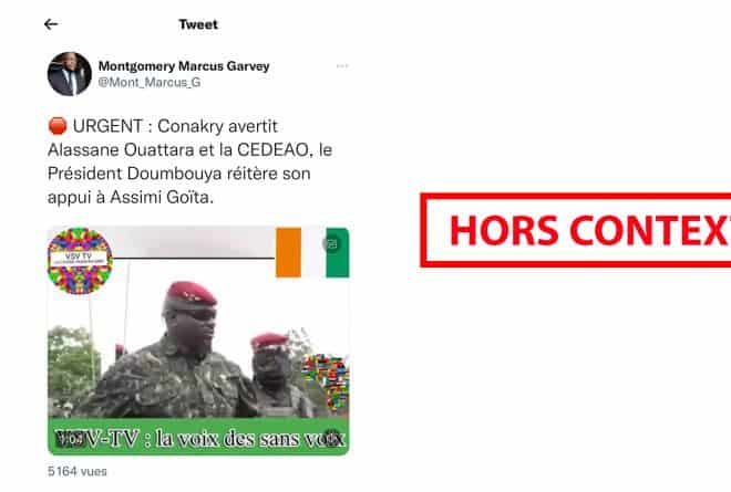 #BenbereVerif : non, Doumbouya n’a pas menacé la Cedeao dans l’affaire des 49 militaires ivoiriens