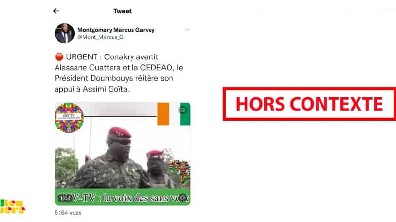 #BenbereVerif : non, Doumbouya n’a pas menacé la Cedeao dans l’affaire des 49 militaires ivoiriens