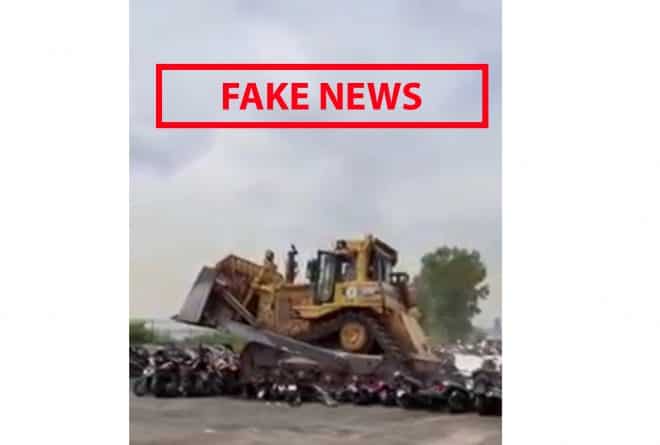 #BenbereVerif : faux, cette vidéo ne montre pas le broyage de motos dans une mine au Burkina Faso