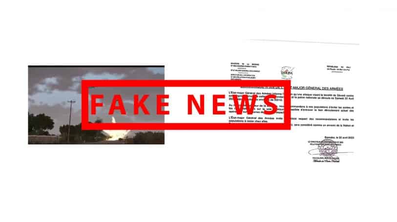 #BenbereVerif : attention à ces fausses informations sur l’attaque à Sevaré