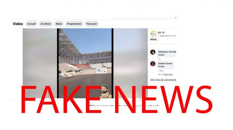 #BenbereVerif : attention, cette vidéo n’a aucun lien avec la promesse d’« un nouveau stade » à Kayes