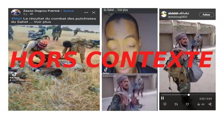 #BenbereVerif : cette vidéo ne montre pas des militaires maliens capturés récemment