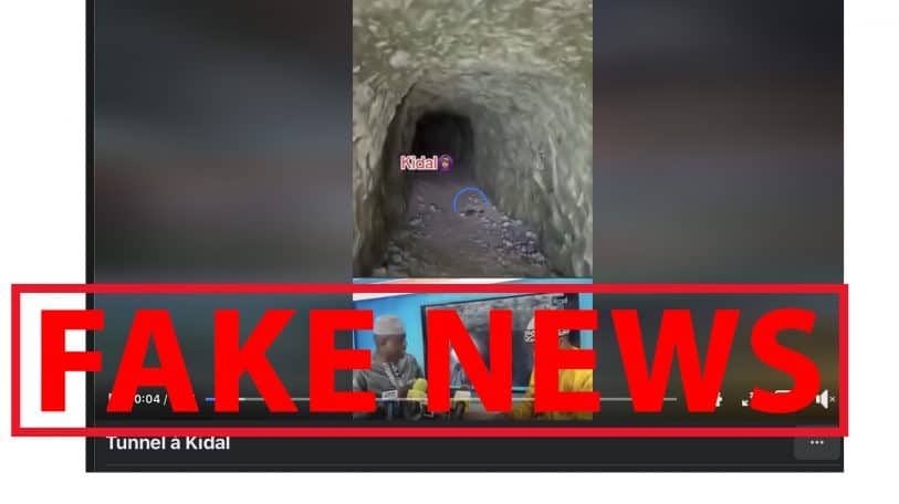 #BenbereVerif : attention, cette vidéo n’est pas un tunnel découvert à Kidal