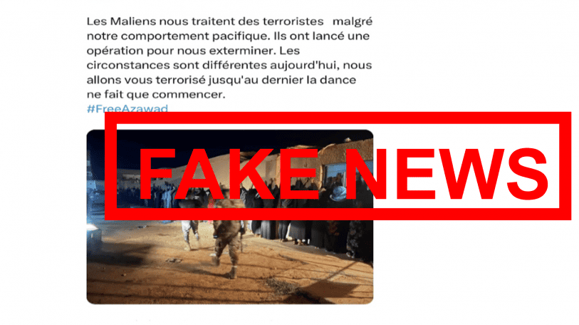 #BenbereVerif : cette photo a été prise en Libye et non au Mali