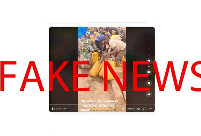 #BenbereVerif : ces images ne montrent pas du pétrole « sorti à ciel ouvert au Niger »