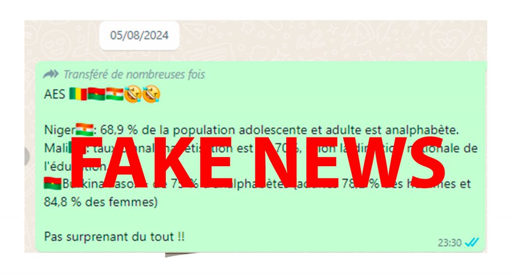 BenbereVerif : ces chiffres sur l’analphabétisation au Mali, Niger et au Burkina Faso sont faux