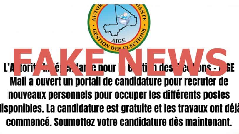 Attention à cette annonce de recrutement à l’Autorité indépendante de gestion des élections