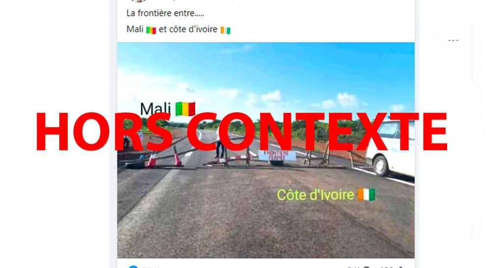 Faux, la frontière entre le Mali et la Côte d’ivoire n’est pas fermée