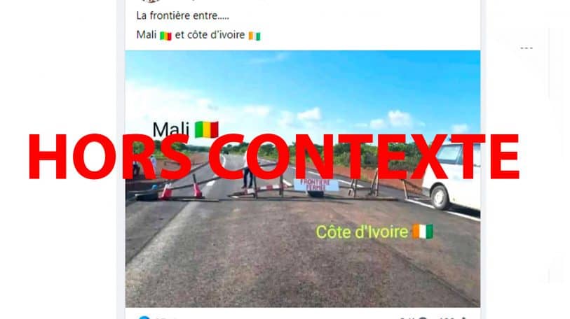 Faux, la frontière entre le Mali et la Côte d’ivoire n’est pas fermée