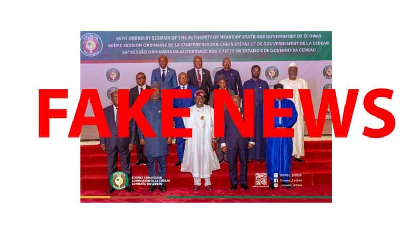 #BenbereVerif : faux, Macky Sall ne s’est pas battu avec Bassirou Diomaye Faye lors du dernier sommet de la CEDEAO